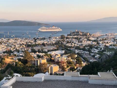 Sea and castle views/spacious/spacious/wifi/parking