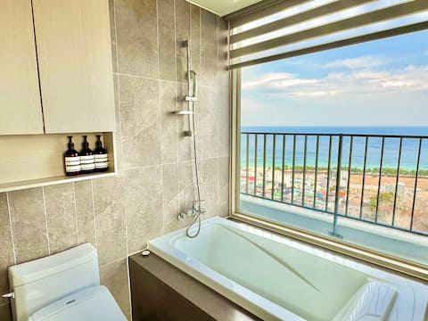 [Sokcho High-rise Suite Ocean View] 2 Rooms 2 Bathrooms • 5 Minutes to the Beach • Self-catering • N