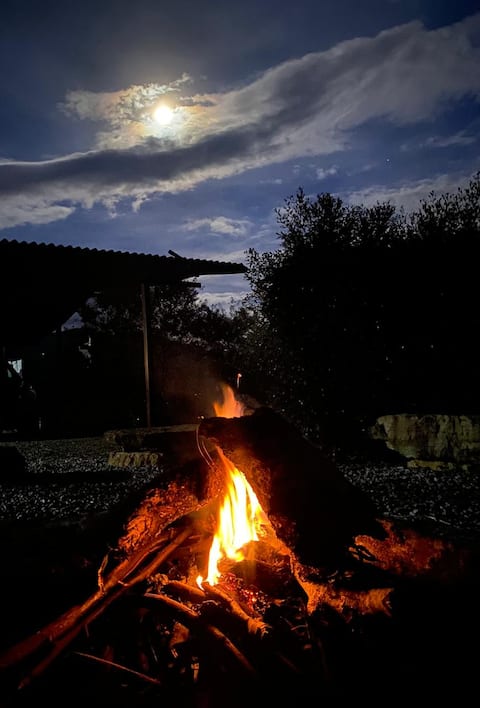 Refugio Campestre y Fogata y Vista Natural Machetá