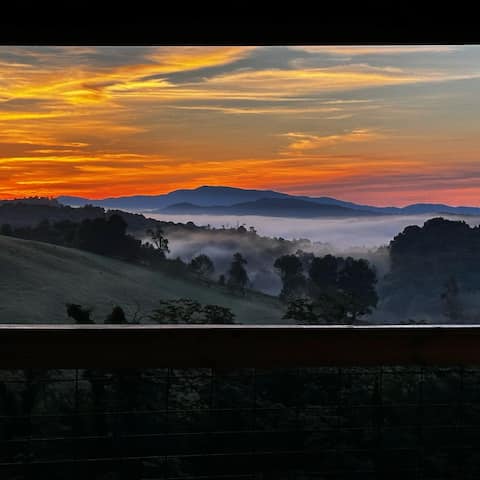 Secluded Cabin Panoramic View by Grayson Highlands