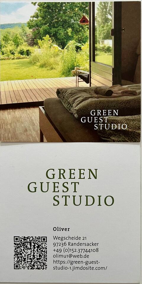 3Green Guest Studio with big terrace and garden