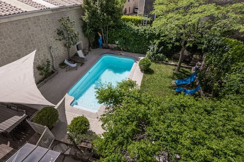 Guesthouse & apartment - 2 kitchens - pool