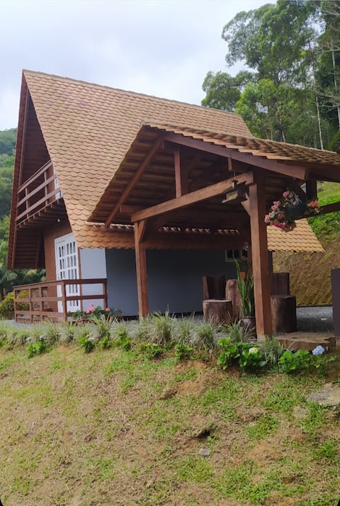 Successful Airbnb property: Chalé da Paz: comfort and tranquility in nature. in Rio Dos Cedros