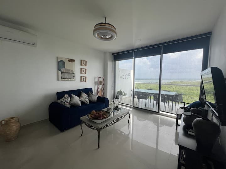 Espectacular Apartment In Front Of The Beach! - Cartagena de Indias