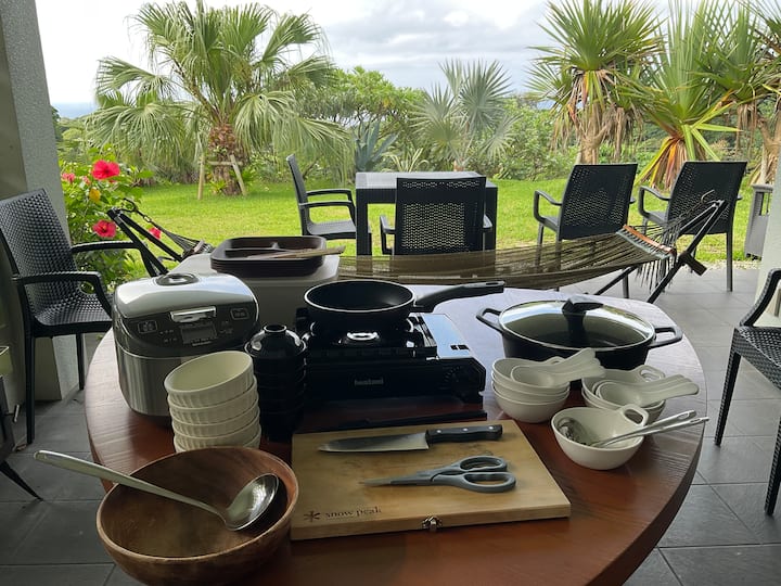 絶景オーシャンビューで星空BBQ！世界遺産が眺められるプライベート