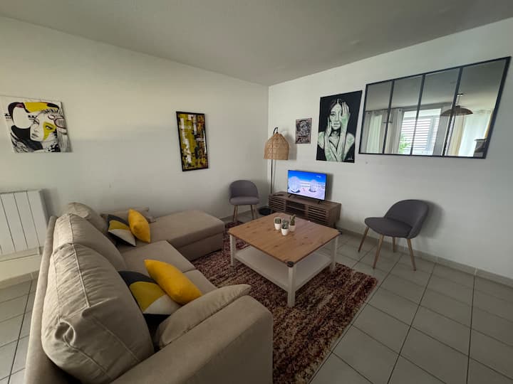 Appt Près D'arènes Rdc, 10min Centre, Wifi, Patio - Montpellier