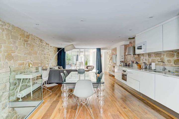 Jardin Prive - Gorgeous 3 Bed House In Le Marais - Paris