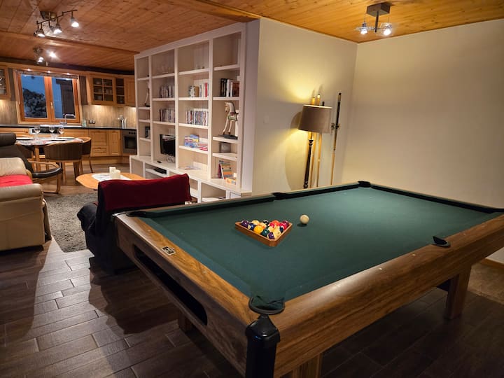 T3 Vue Montagne Terrasse Plein Sud Billard *2sdb - La Chapelle-d'Abondance