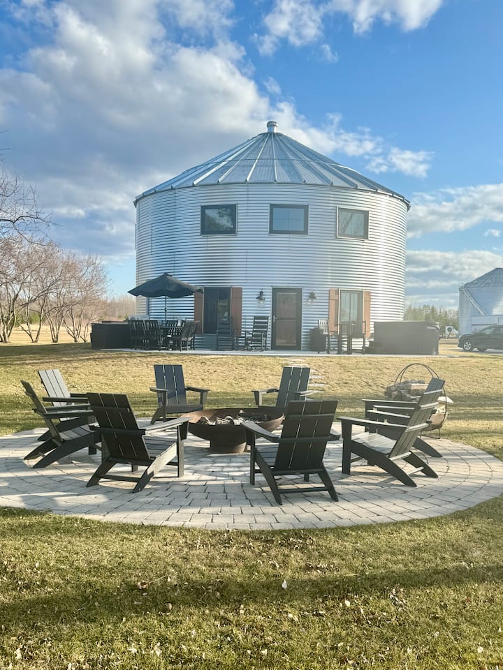 Grain Bin Stay | Come Curious, Leave Happy-Hot Tub - Barns for