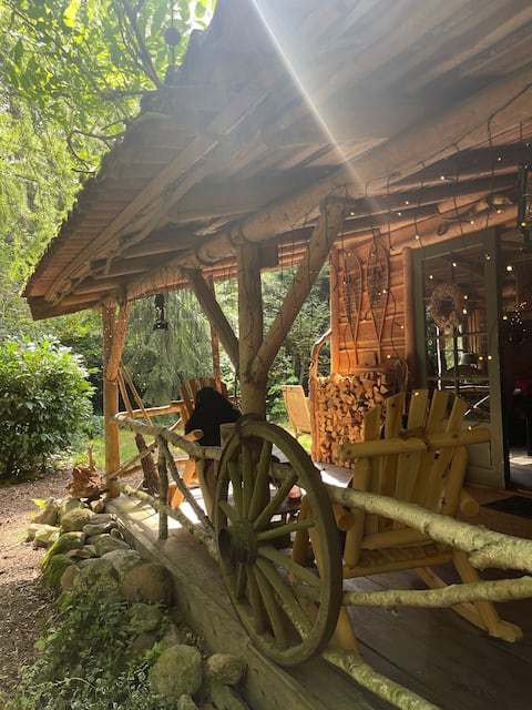 Unique holiday cabin in the woods of Norg