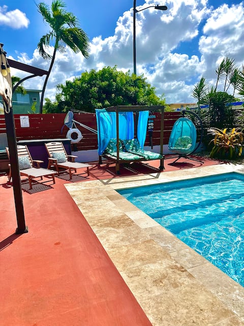 Solar powered home-w/Pool-near La Placita-San Juan