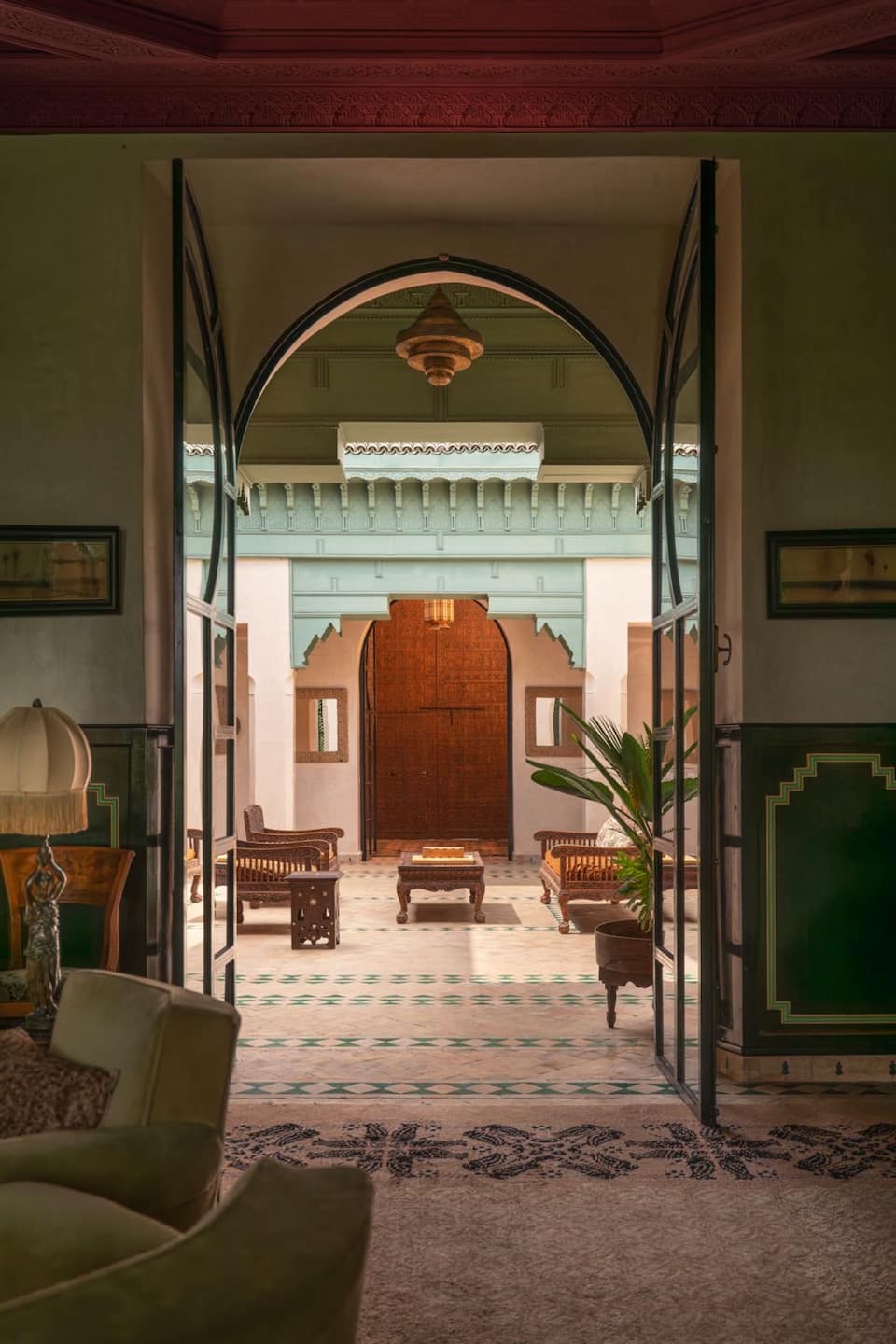 An orientalist villa in a botanical garden, Marrakesh, Marrakesh-Safi, Morocco, photo 5 of 10