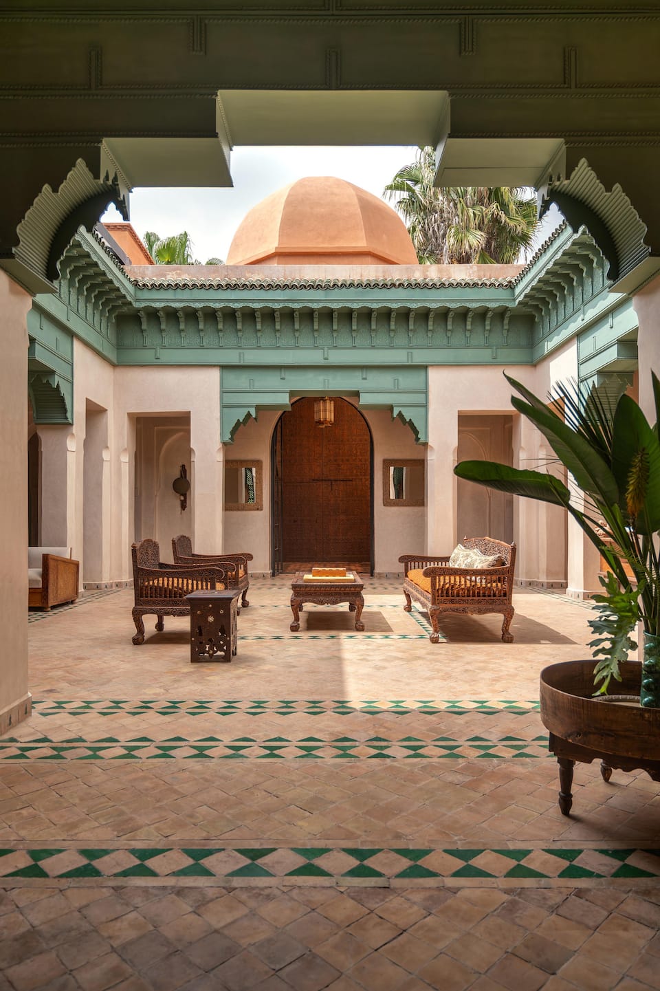 An orientalist villa in a botanical garden, Marrakesh, Marrakesh-Safi, Morocco, photo 6 of 10
