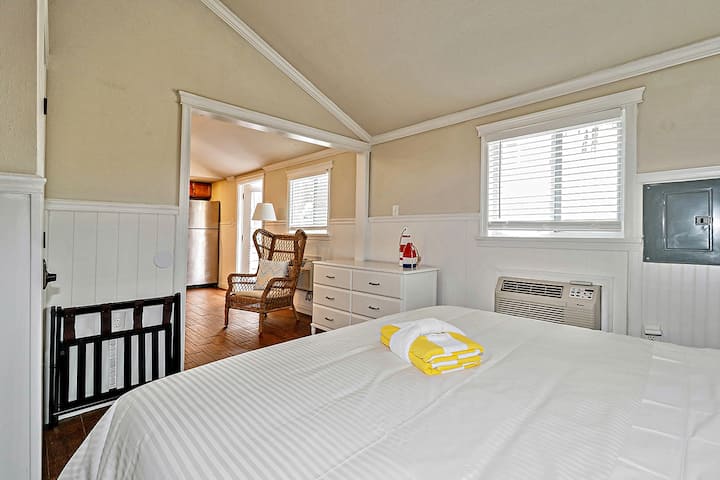 Large Bedroom with 60-inch smart TV and King Bed