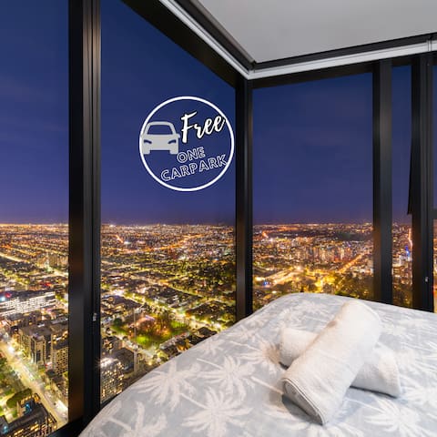 65F Luxury 2b2b 6pax Melb CBD stay FREEparking