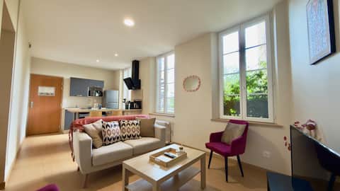 Spacious and bright apartment.