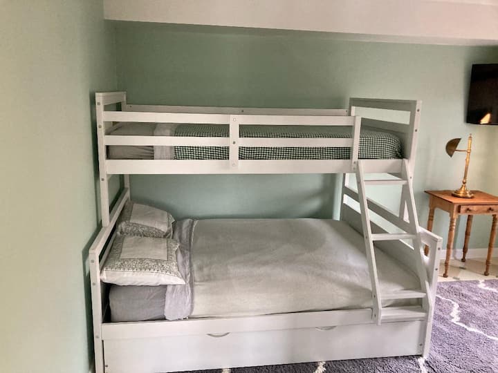 Bedroom 3 with a twin-over-full bunk and trundle