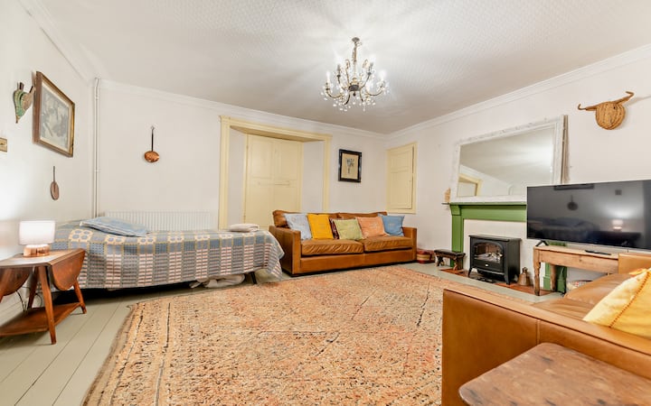 A double sofa bed and 2 singles 