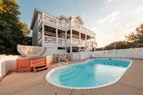 7BR, Beach, Gym, Golf, Pirate Ship-DolphinInnOBX