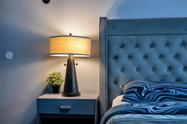 “Comfortable bedroom”