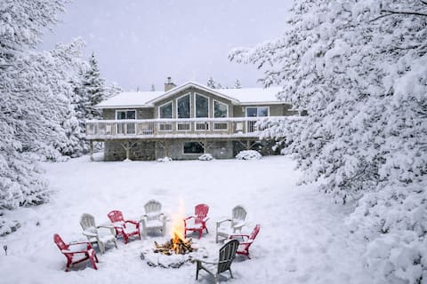 Winter Escape | Sauna, Fireplace, Games