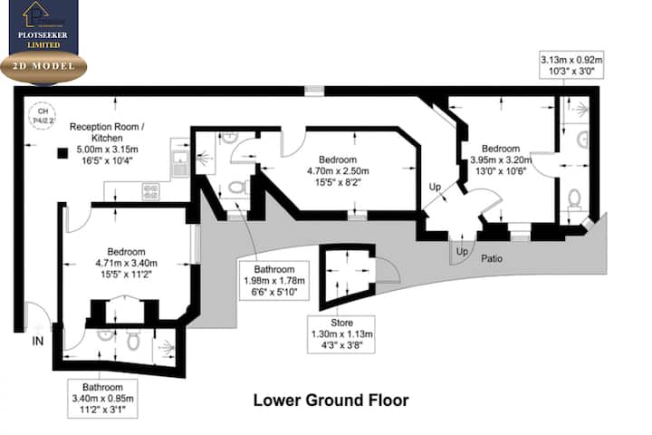 Stylish 3br | 3 En-suite Showers | Sleeps 8 - Central London