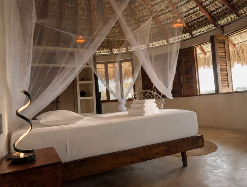 A round palapa villa near Zicatela, Puerto Escondido, Oaxaca, Mexico, photo 6 of 10