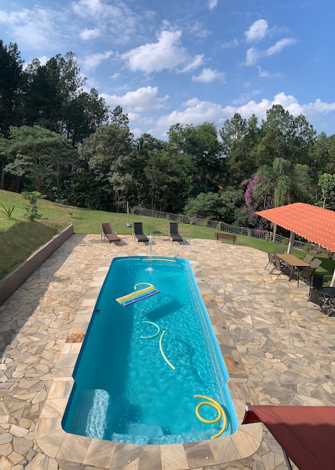 Successful Airbnb property: FARM NEAR SP SURROUNDED BY NATURE WITH POOL in Mairiporã