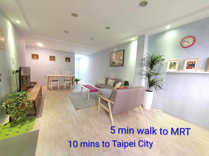 [1 Stop To Taipei City]spacious 3br 2 Bath/ - 樹林區
