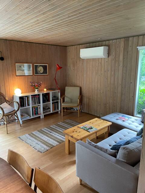 Popular Airbnb listing: Cottage close to the beach and with nature in the backyard in Faxe