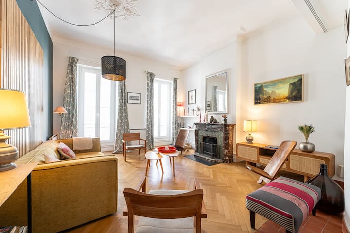 Appart à Vauban 200 M², 8 Lits - Jardin - Clim - Marsella