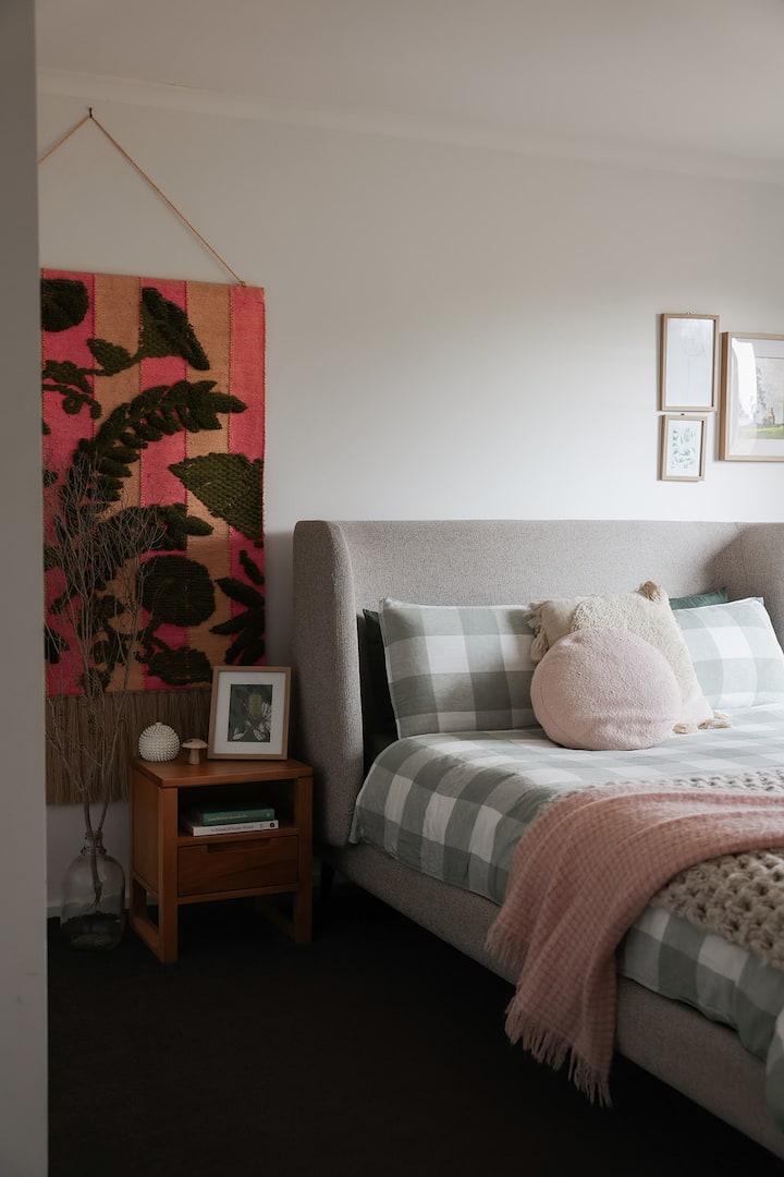 Yoho House has three bedrooms all with soft and luxurious queen beds and bed linen