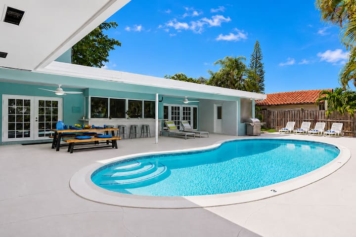 Wonderful 4br/3ba Villa Heated Pool Near Beach - Broward County, FL