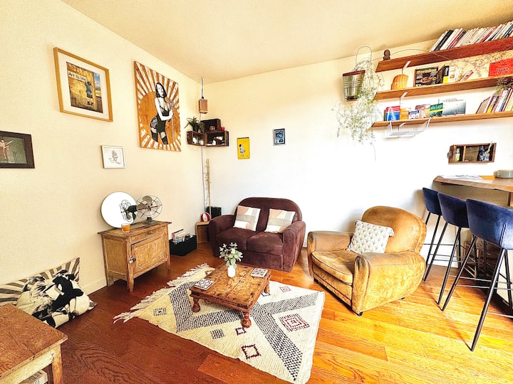 Cosy Ivry - Paris En 15 Min · Accès Direct Orly - Ivry-sur-Seine