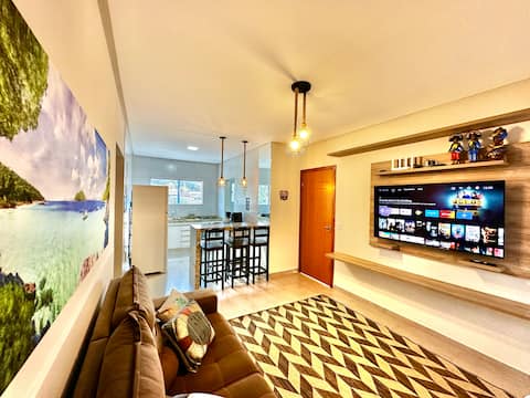 Popular Airbnb listing: APB15: 50m from the Beach | SEA VIEW + Pool in Santa Cruz Cabrália