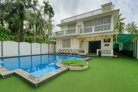 Pvt Pool, 5 Mins Beach, Ping Pong, Max 30 guests