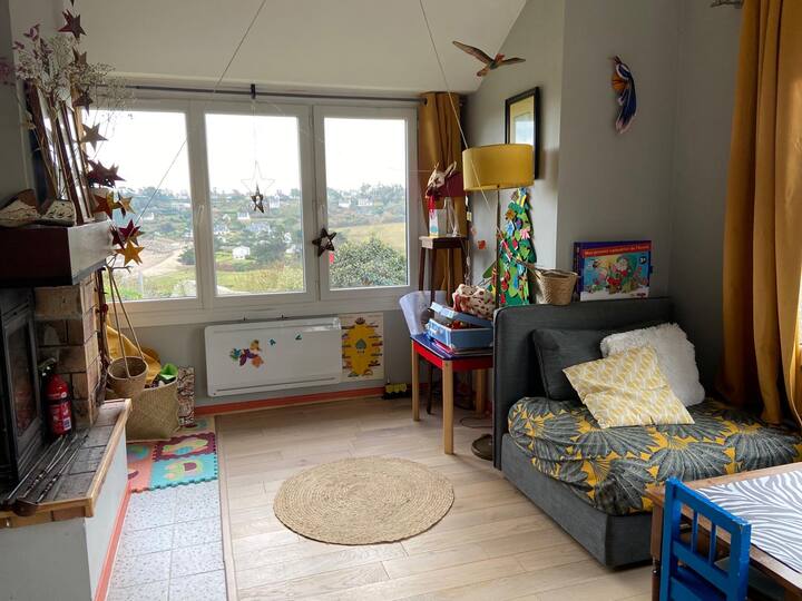 Maison De Vacances Vue Mer, Surplombant La Plage - Carantec