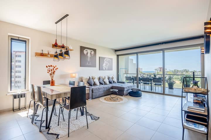 Oasis Mar, 2 Bedr. Flat, Sea View, Parking - Alvor