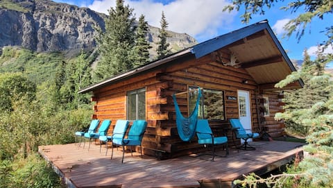 Cozy and relaxing Blue Moon log cabin in mountains