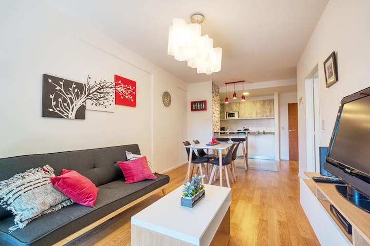 Departamento de 2 ambientes amoblado con pileta climatizada en La Boca