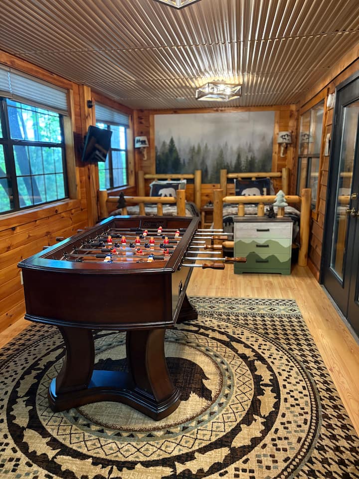 Kids have their own gameroom/bedroom to hang out and enjoy.