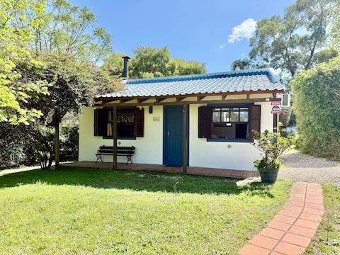 House with large garden, grill and wood stove