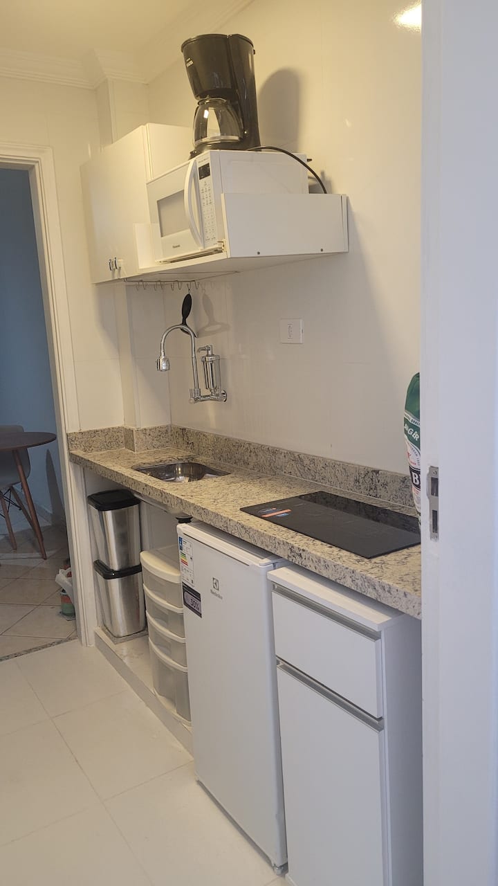 Apartamento Pé Na Areia, Com Estacionamento - Santos