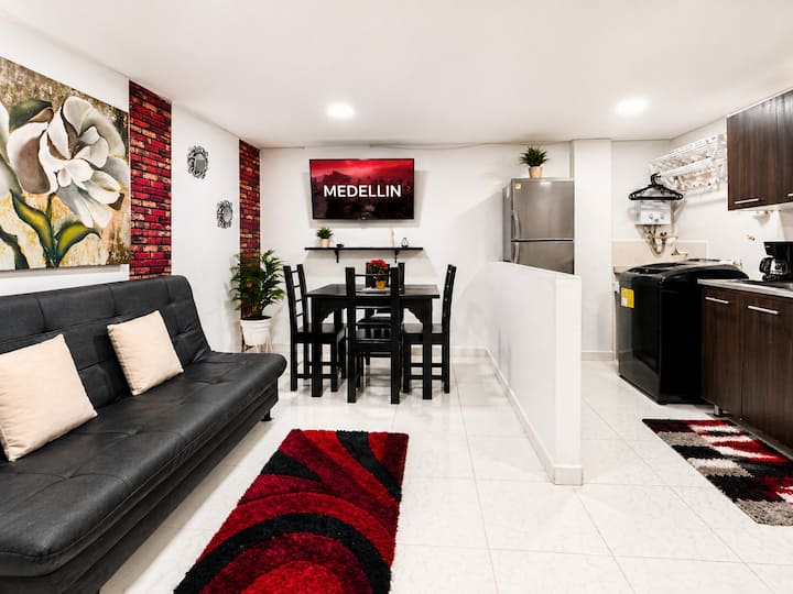 Clavel Chic | 2br • Balcón • Metro 8 Min • Udea - Bello
