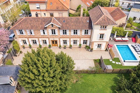 Gite Villa Avril & Spa, 2 swimming pools 15 people