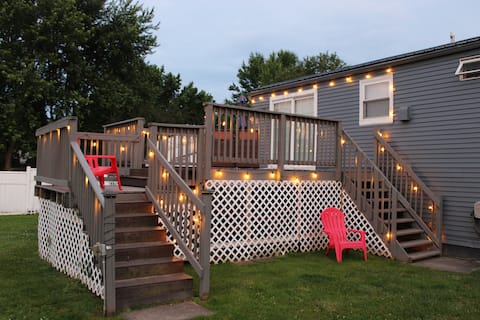Large, fully fenced yard, Pet friendly!