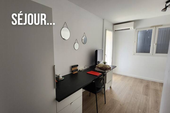 Appartement Dans Résidence  Sécurisée Avec Piscine - Biot