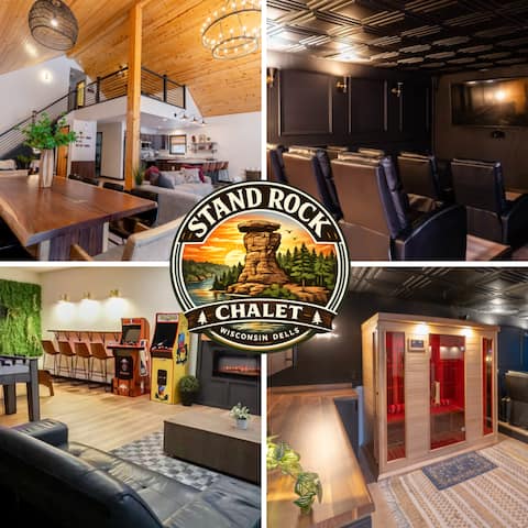 16 ppl | Sauna. Theater. Games. Spa bath & more