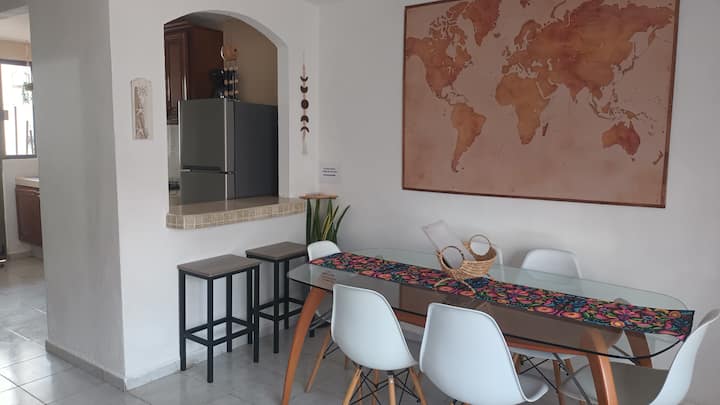 Casa C/alberca Céntrica 3br C/baño Cerca Puente Zh - Cancún