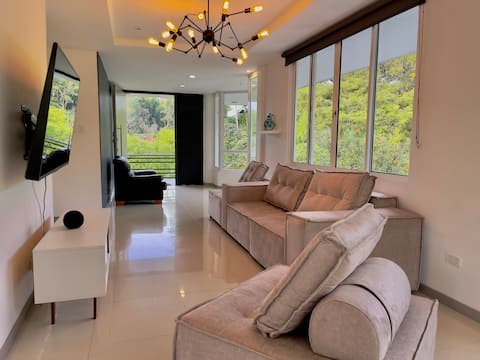 Top performing Airbnb: Apt in Country House with✢ Jacuzzi and✢ Mountain View in Calarcá